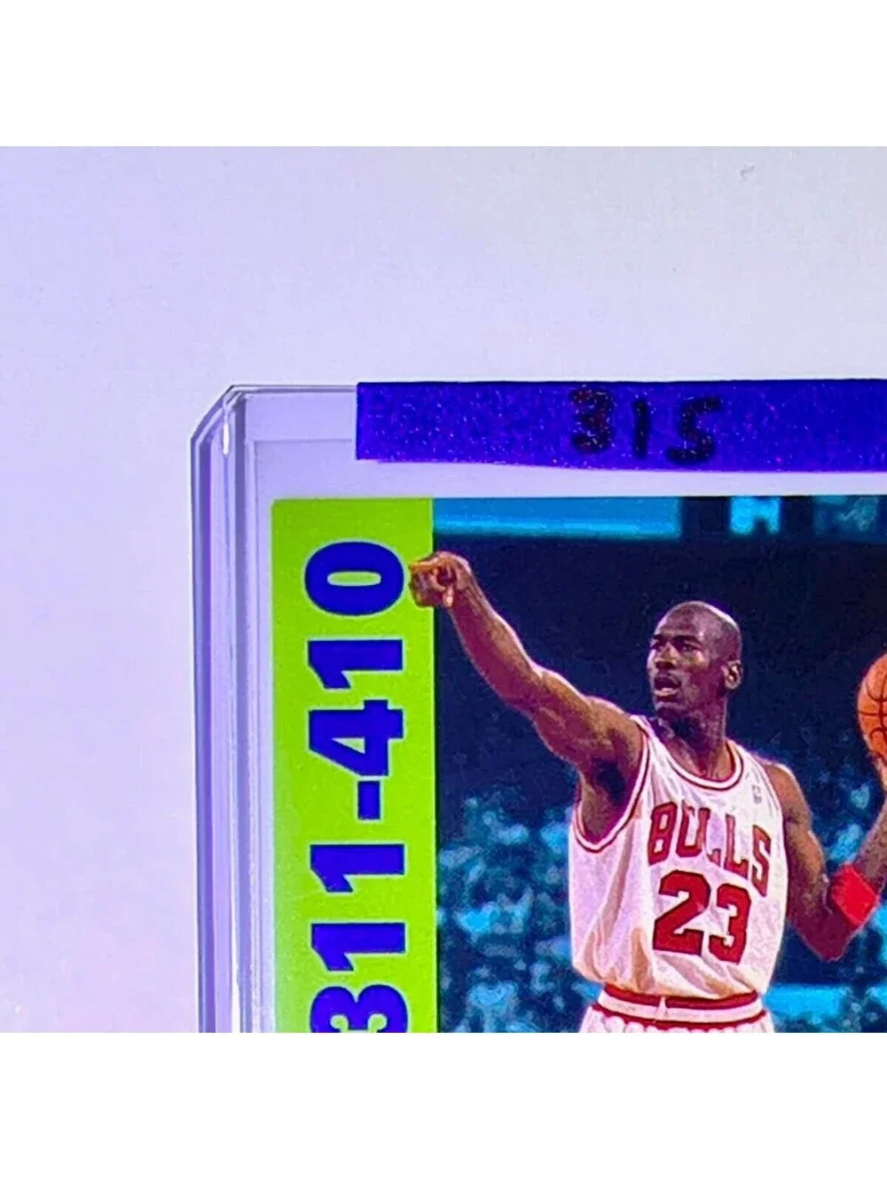 Michael Jordan 1995-96 Upper Deck Collector's Choice #410 Card Chicago Bulls
